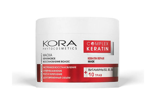 маска для волос с кератином Кора Complex Keratin